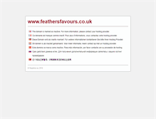 Tablet Screenshot of feathersfavours.co.uk